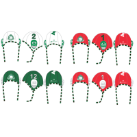 Waterpolo cap set compleet.    26 caps