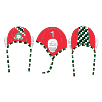 Waterpolo cap rood