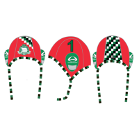 Waterpolo cap rood