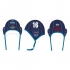 Waterpolo cap set blauw/wit. 2 caps