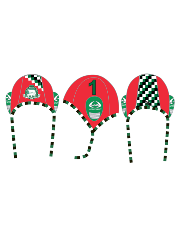 Waterpolo cap rood